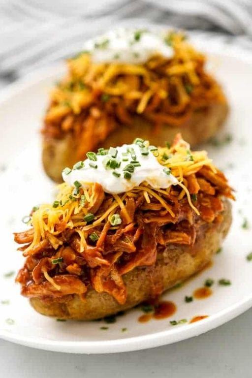 BBQ Baked Chicken with Smoky Potato Rounds