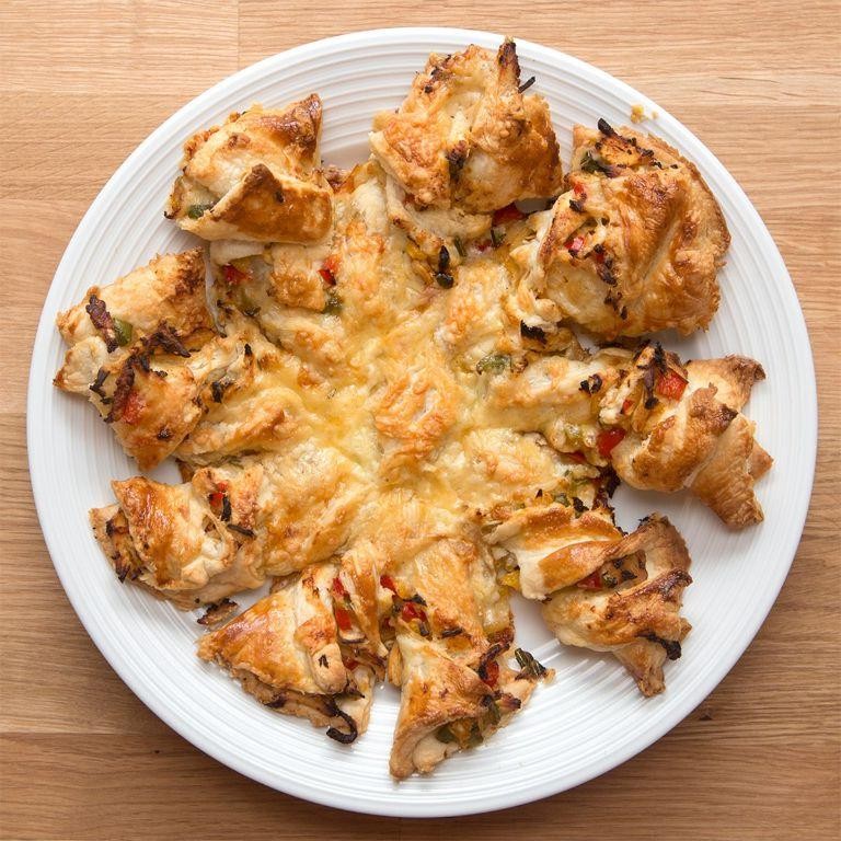 BBQ Chicken Puff Pastry Twists