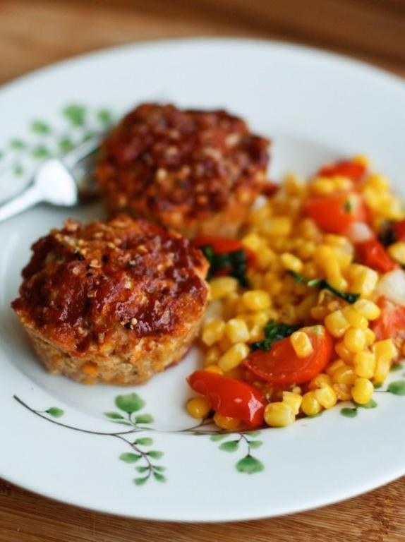 BBQ Turkey Meatloaf Muffins