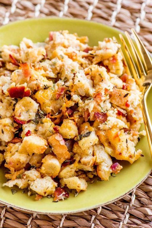 Bacon and Cheddar Stove Top Stuffing