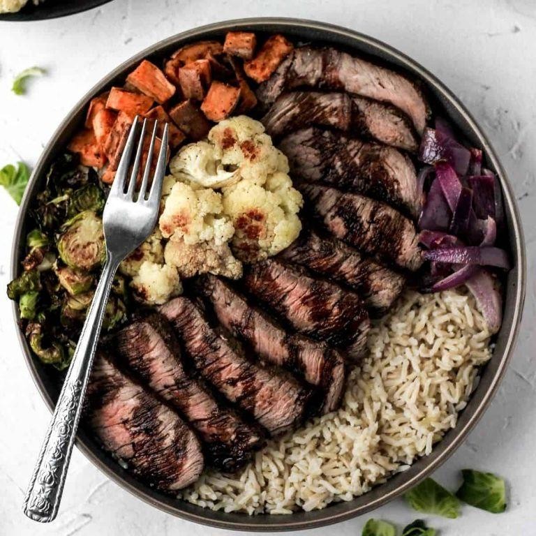 Balsamic Glazed Round Steak
