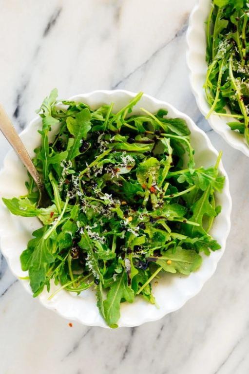 Balsamic Glazed Sauteed Arugula