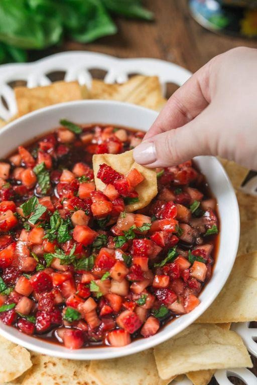 Balsamic Strawberry Salsa