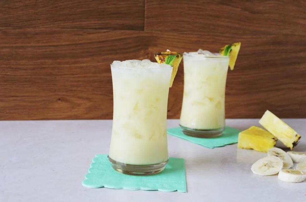 Banana Coconut Cream Punch