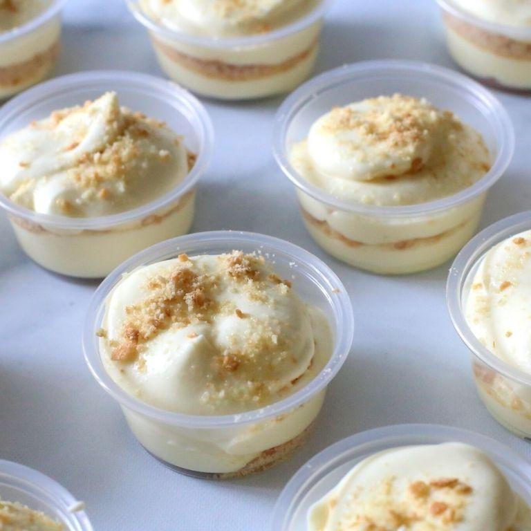 Banana Cream Pudding Shots
