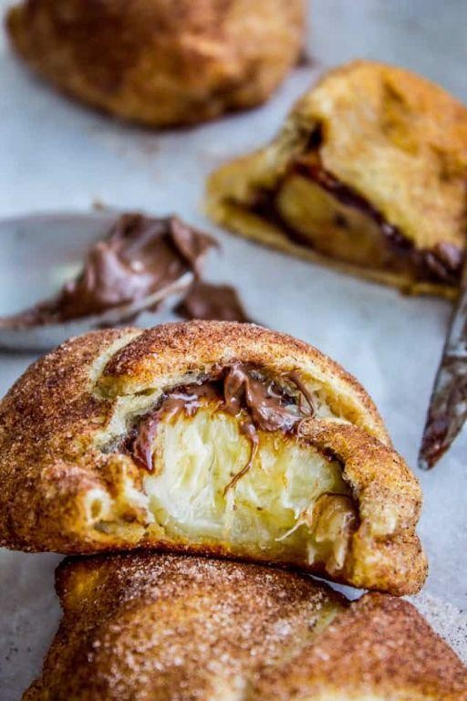 Banana Nutella Crescent Rolls