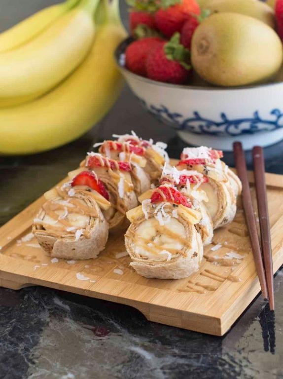 Banana Sushi Rolls