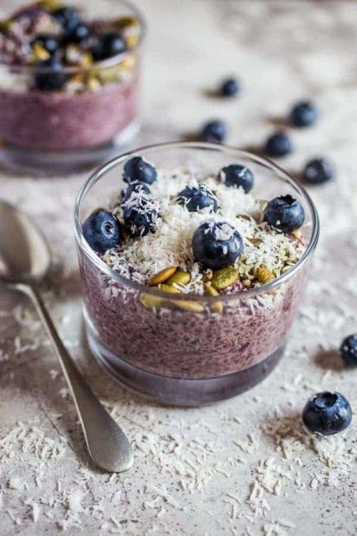 Beautyberry Chia Pudding