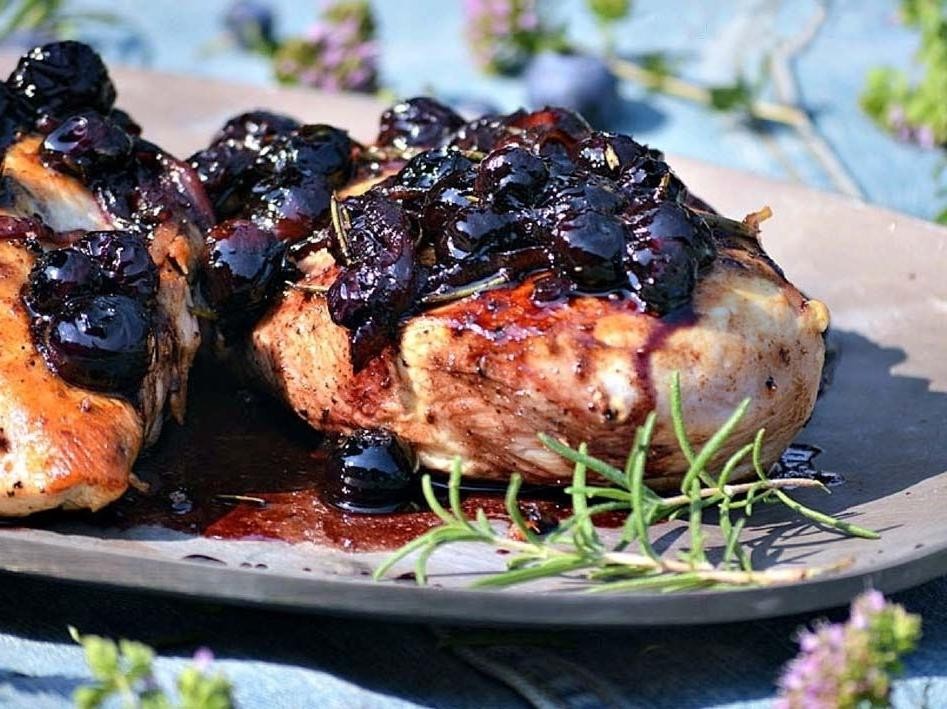 Beautyberry Glazed Chicken