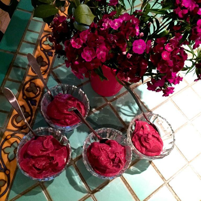 Beautyberry Ice Cream