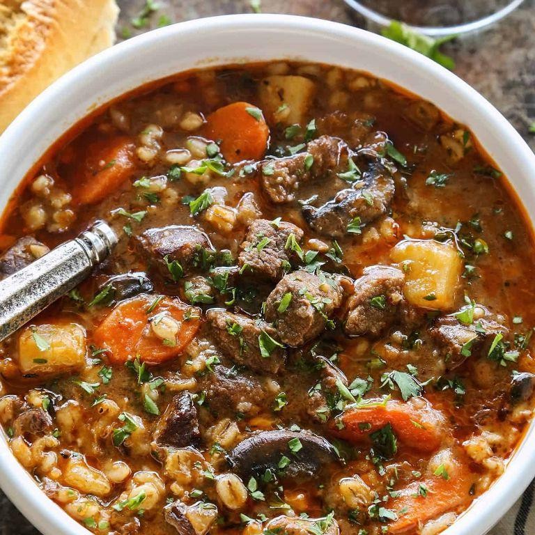 Beef and barley stew