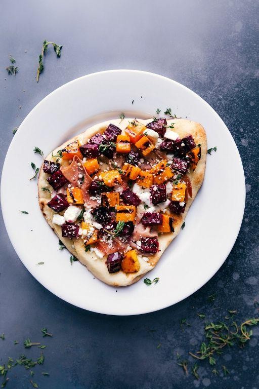 Beet and Blue Cheese Flatbread