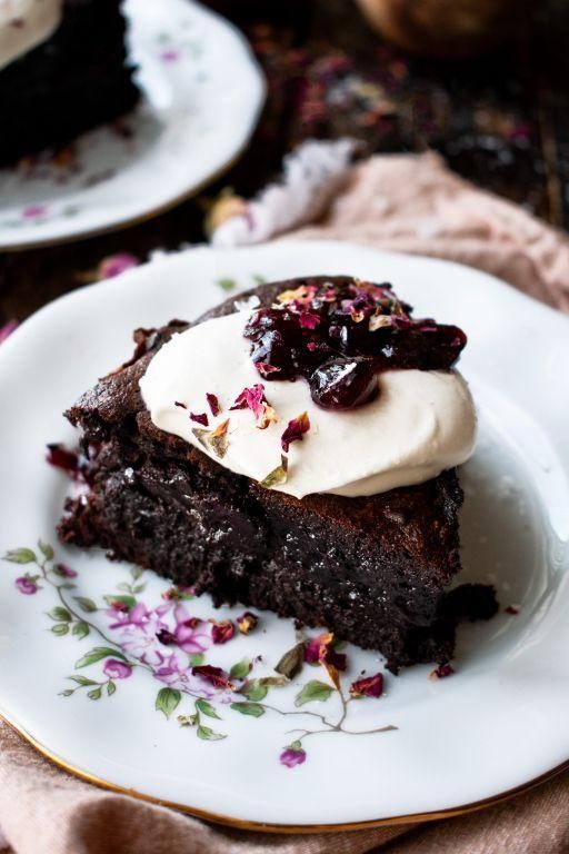 Bing Cherry Chocolate Cake