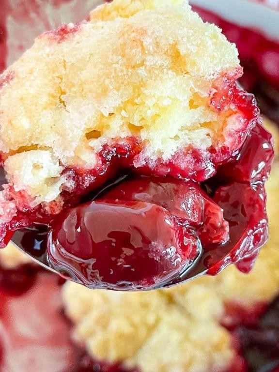 Bing Cherry Cobbler