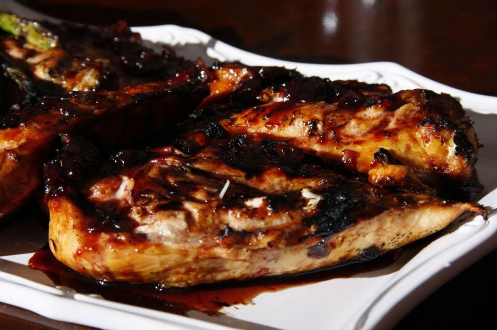 Bing Cherry Glazed Chicken