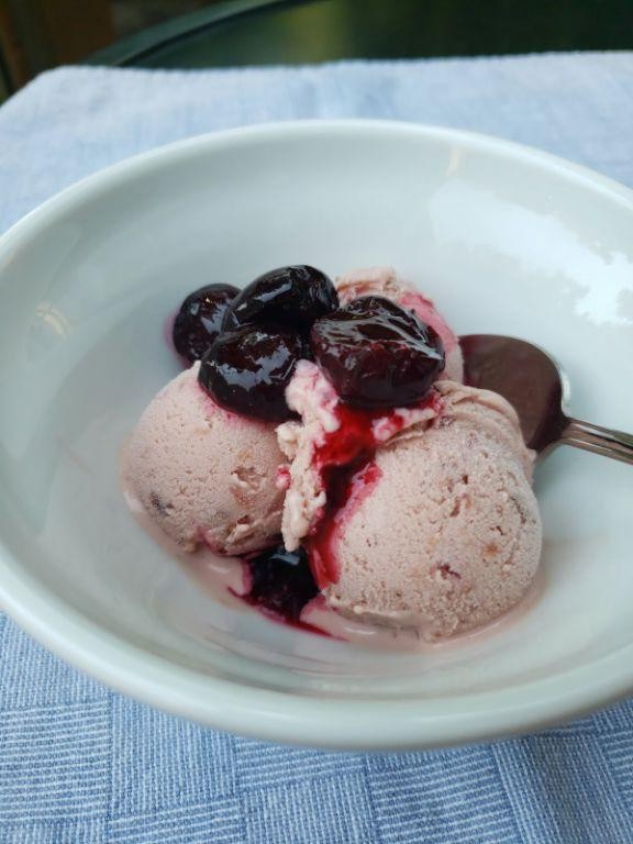 Bing Cherry Ice Cream