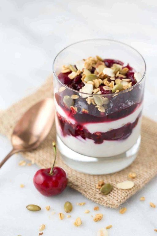 Bing Cherry Yogurt Parfait