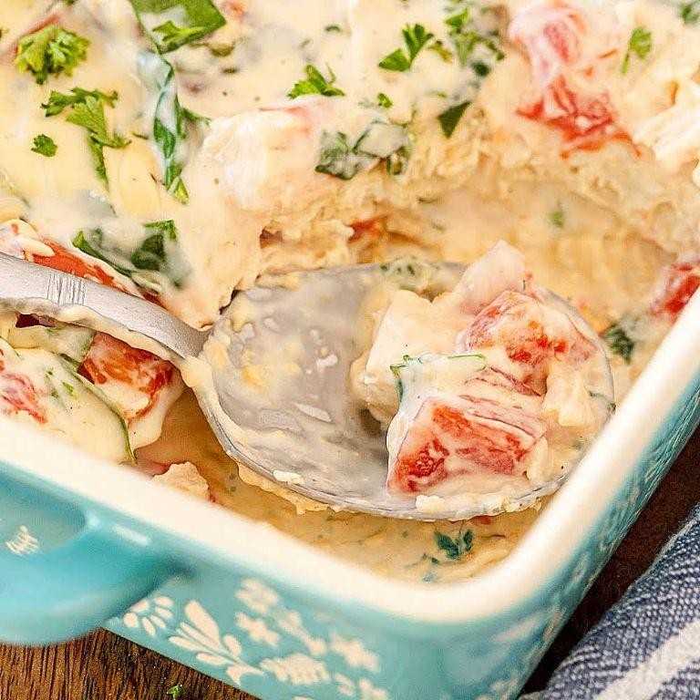 Bisquick Chicken Alfredo Bake