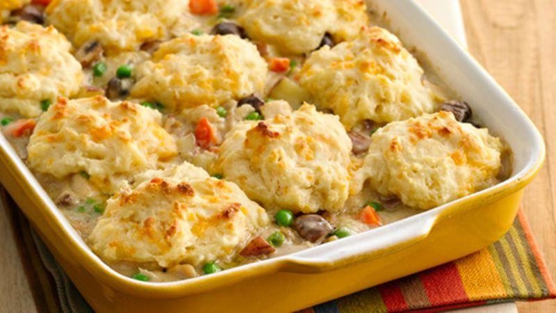 Bisquick Chicken Pot Pie Biscuits