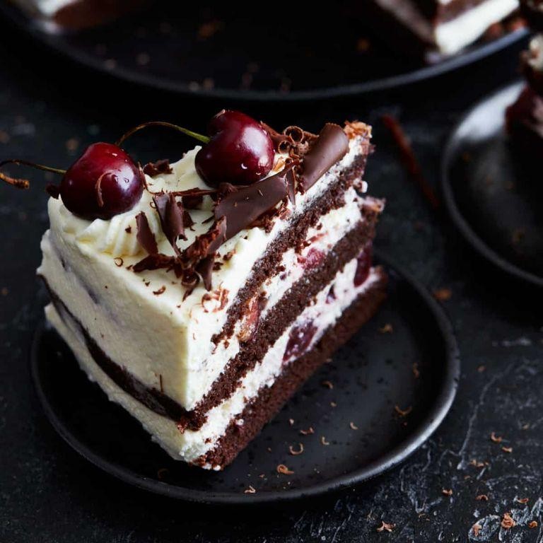 Black Forest Bavarian Cream Cake