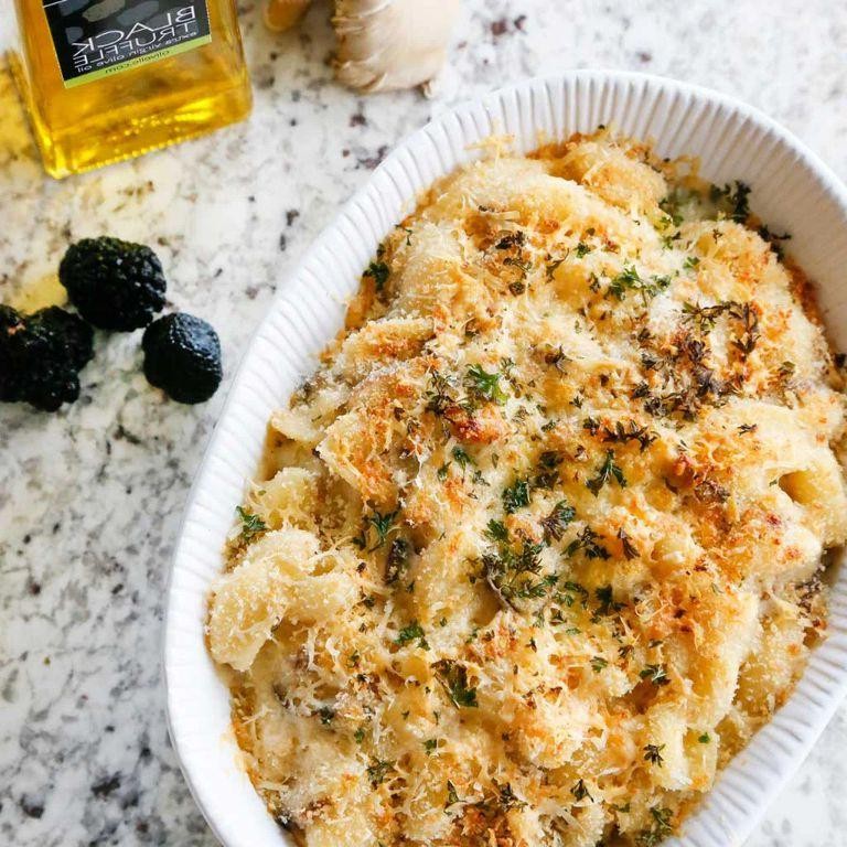 Black Truffle Mac and Cheese with Gruyère