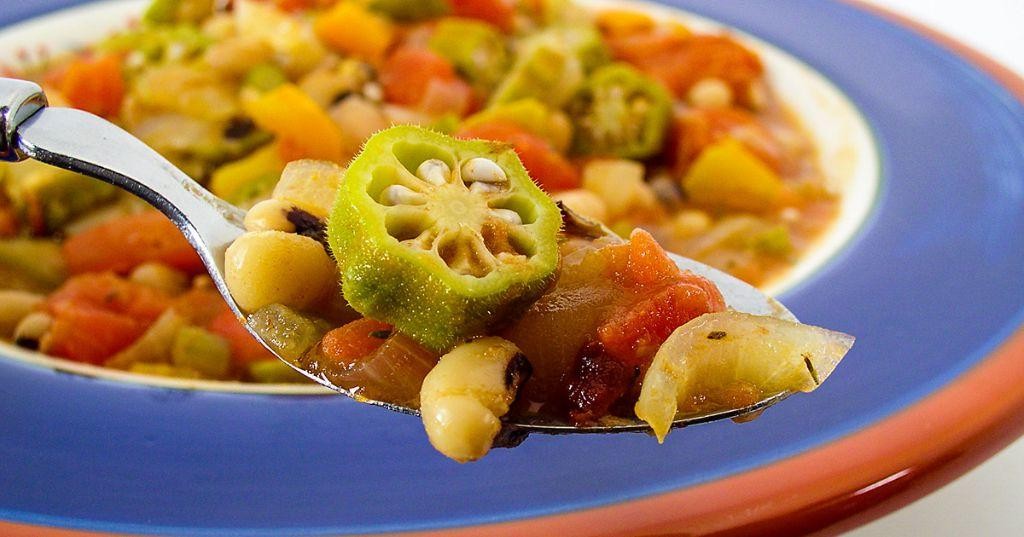 Black-Eyed Pea and Okra Gumbo