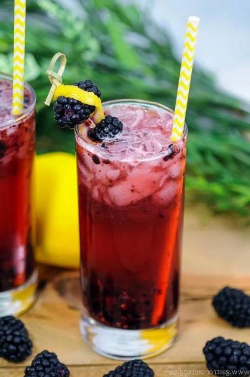 Blackberry Gin Martini with Fresh Berry Muddle