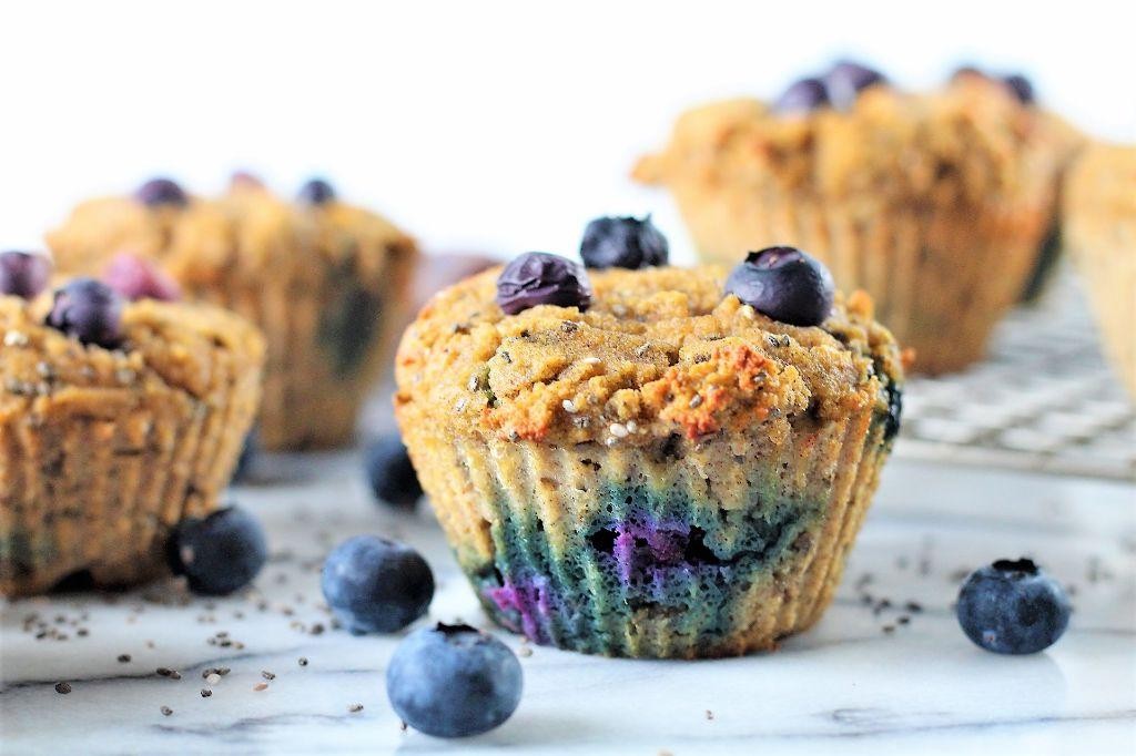 Blueberry Chia Seed Muffins