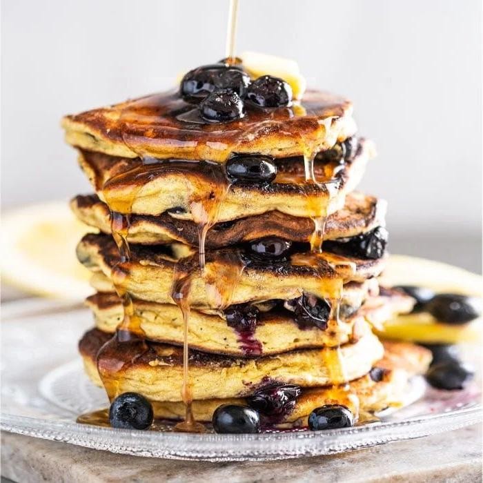 Blueberry Keto Pancakes