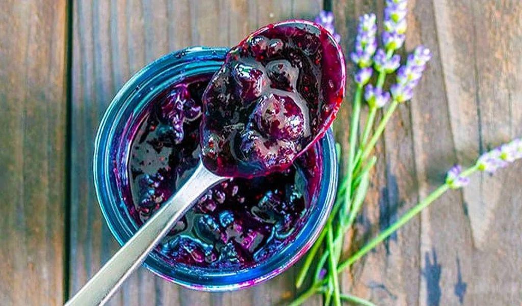Blueberry Lavender Freezer Jam