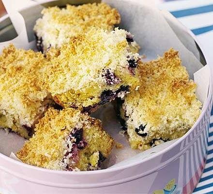 Blueberry Lemon Crumble with Coconut Topping