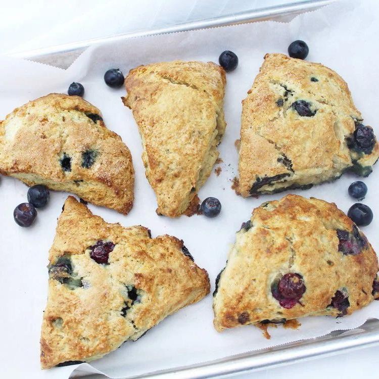Blueberry Scones with Coconut Sugar