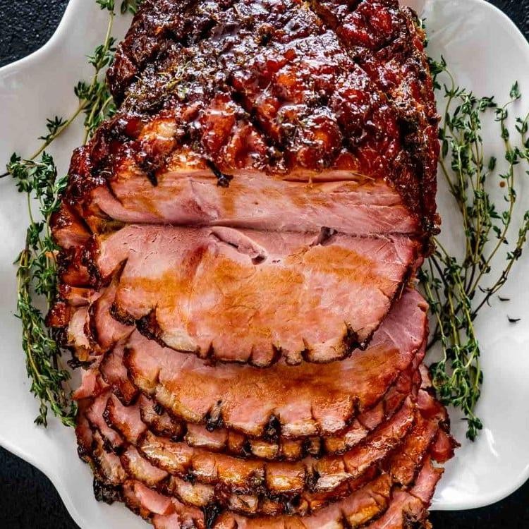 Bourbon Glazed Fresh Ham