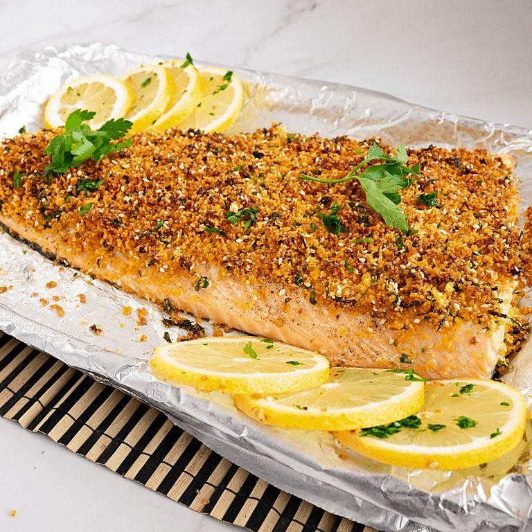 18 Crispy Crusted Salmon Recipes Deliciously Flavorful