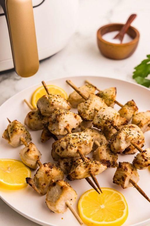 Breville Grill Pan Herb-Marinated Chicken Skewers