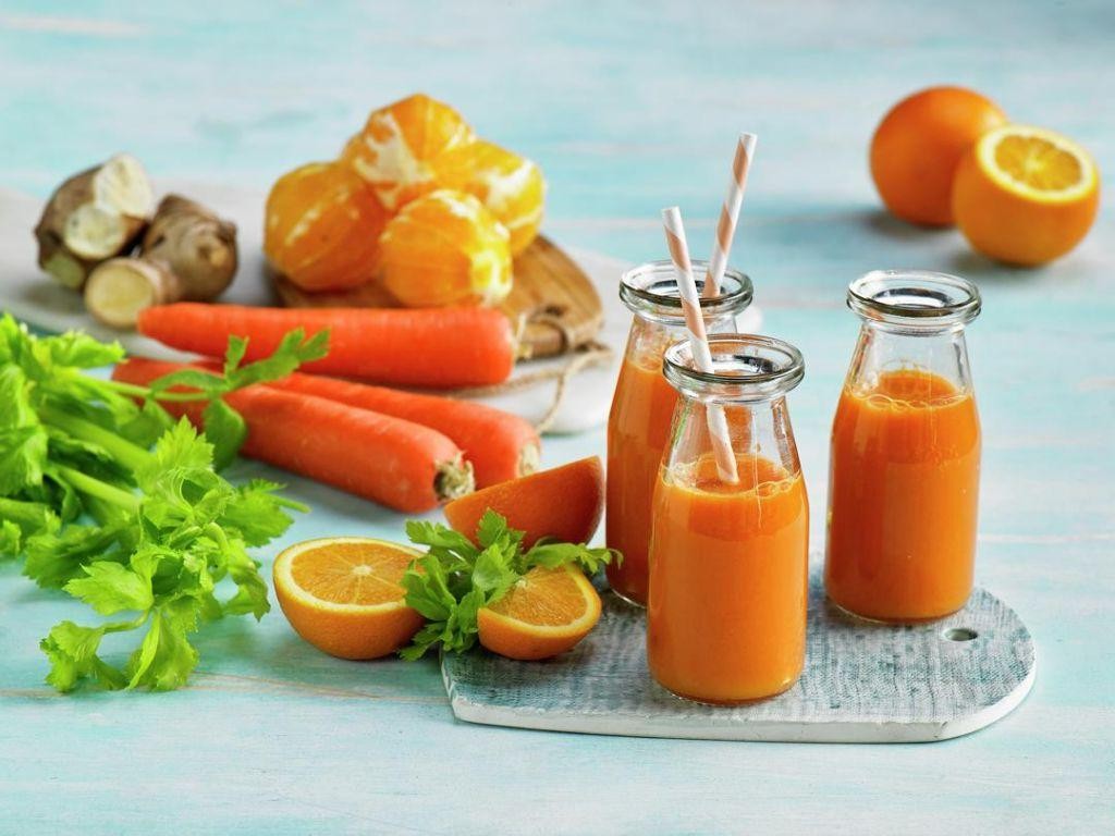 Breville Juicer Orange Carrot Ginger Juice