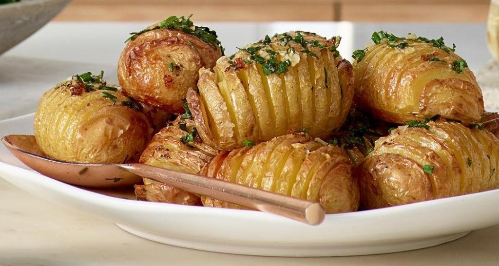 Breville Smart Oven Roasted Garlic Parmesan Potatoes