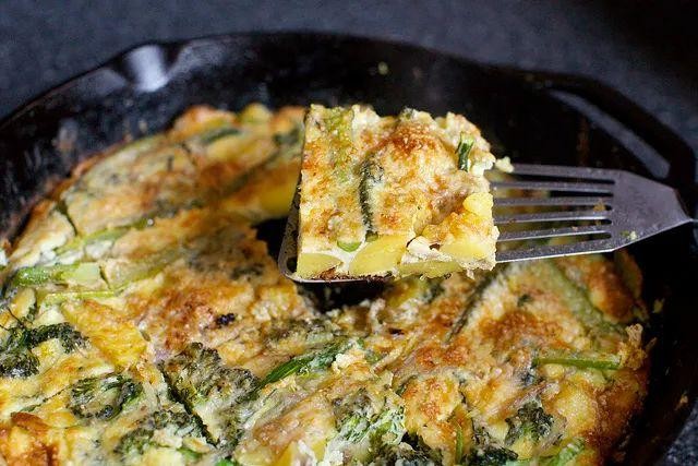 Broccoli and Potato Frittata