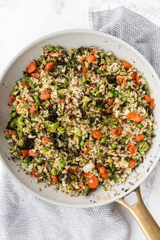 Brown Rice with Roasted Vegetables