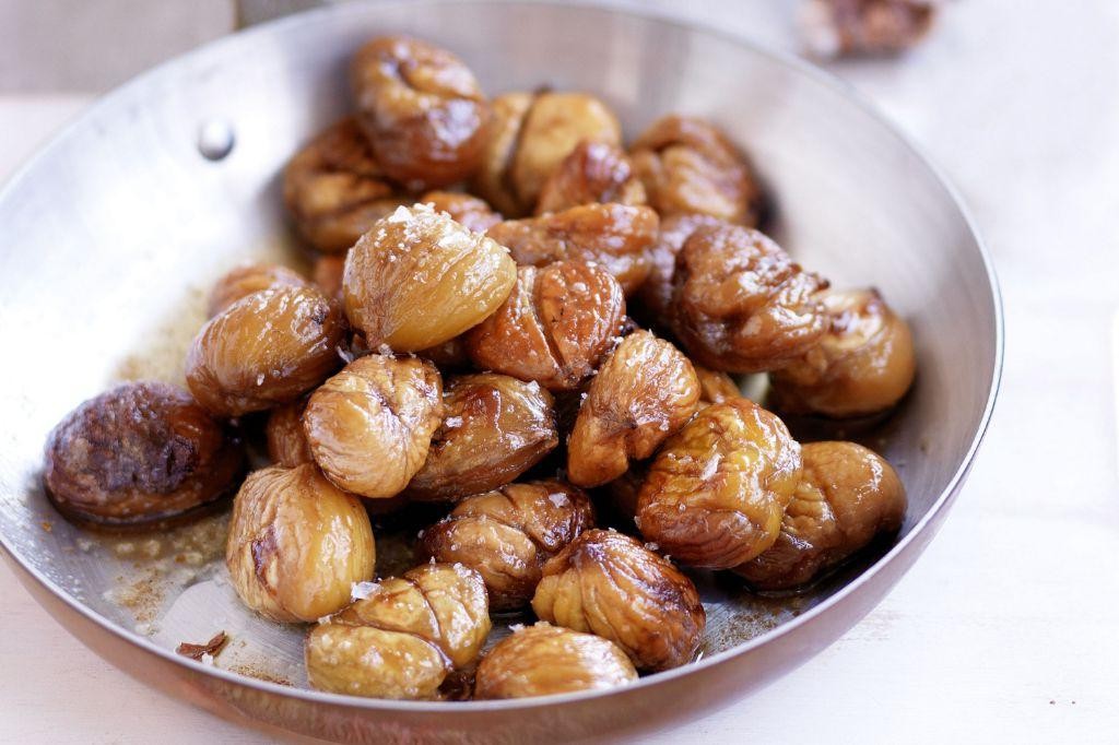 Brown Sugar and Butter Roasted Chestnuts