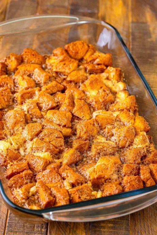 Bubble Up Cinnamon Roll Casserole