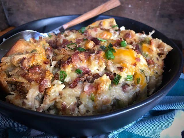 Bubble Up Loaded Potato Bake