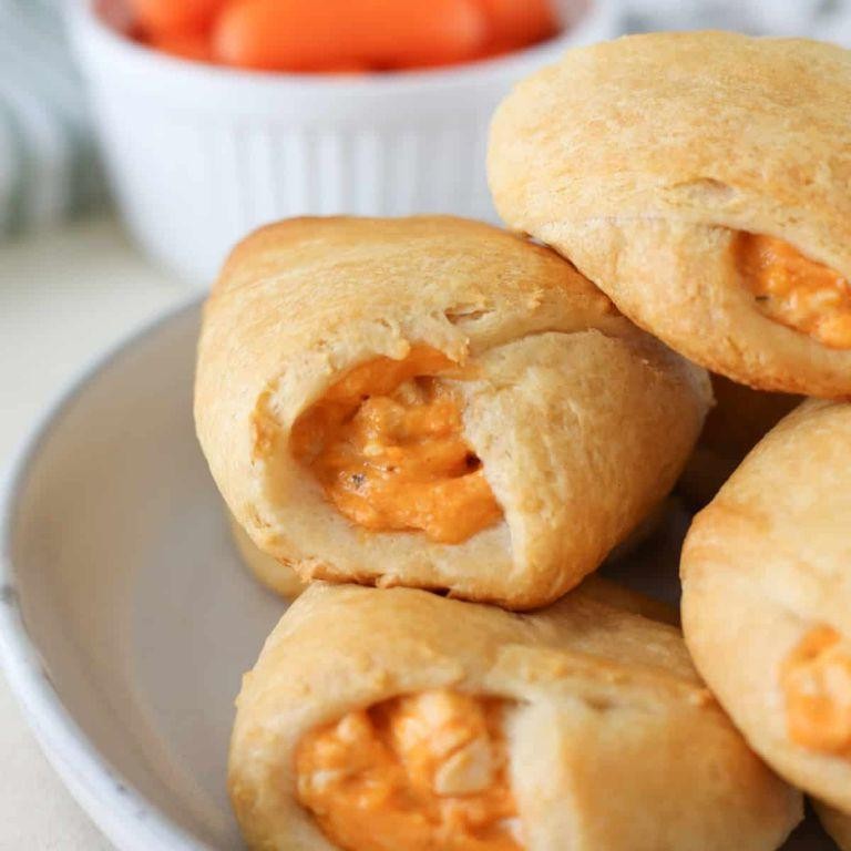 Buffalo Chicken Crescent Roll Bites