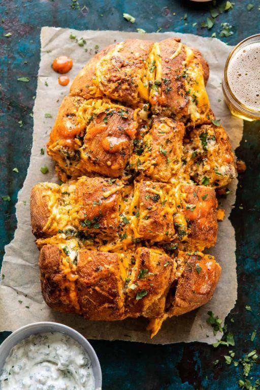 Buffalo Chicken Pull Apart Bread