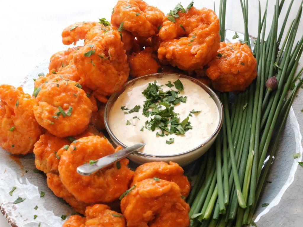 Buffalo Shrimp and Chips