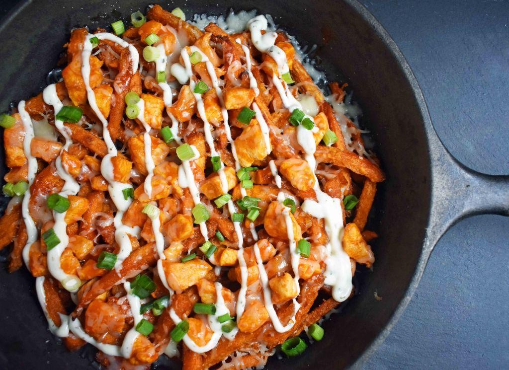 Buffalo Sweet Potato Chips