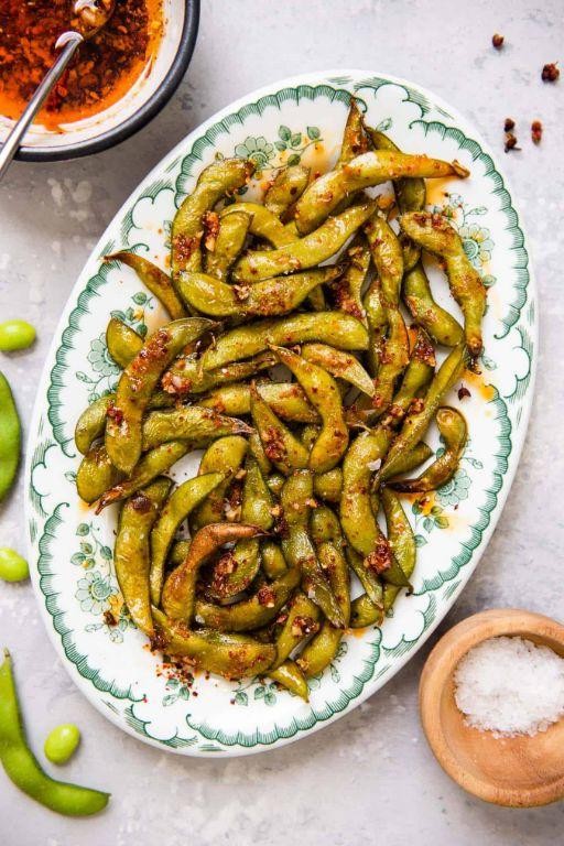 Cajun Spiced Roasted Edamame