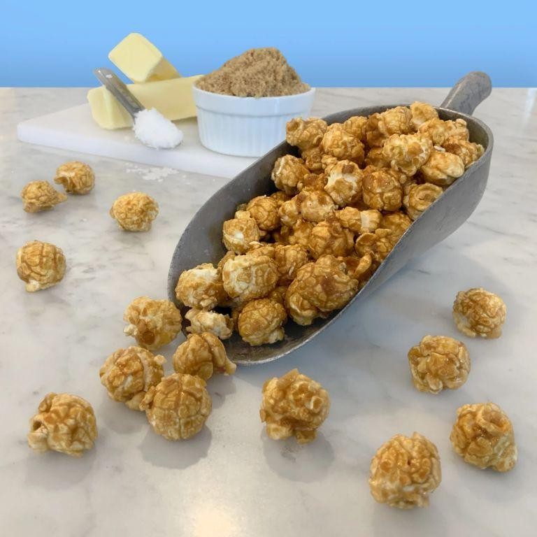 Caramel Popcorn with Sea Salt