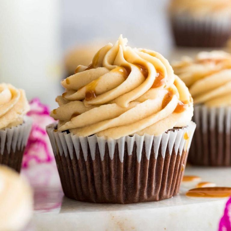 Caramel Whipped Buttercream Frosting