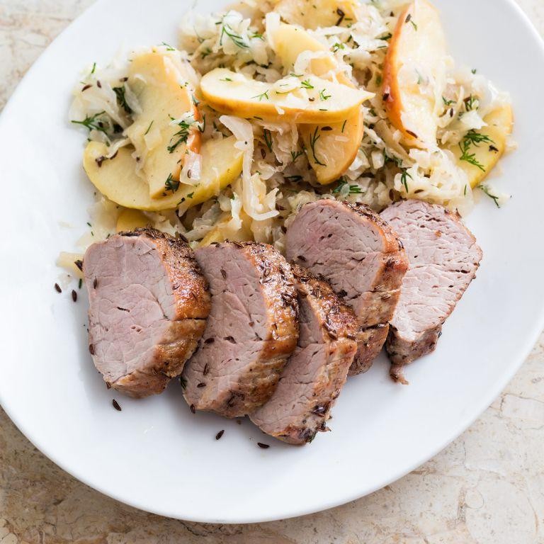 Caraway-Infused Sauerkraut with Pork